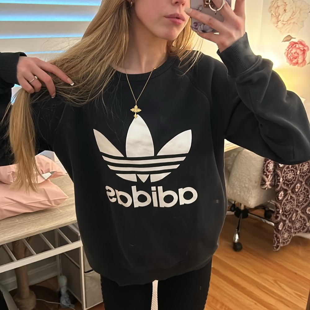 Adidas crew neck sweatshirt